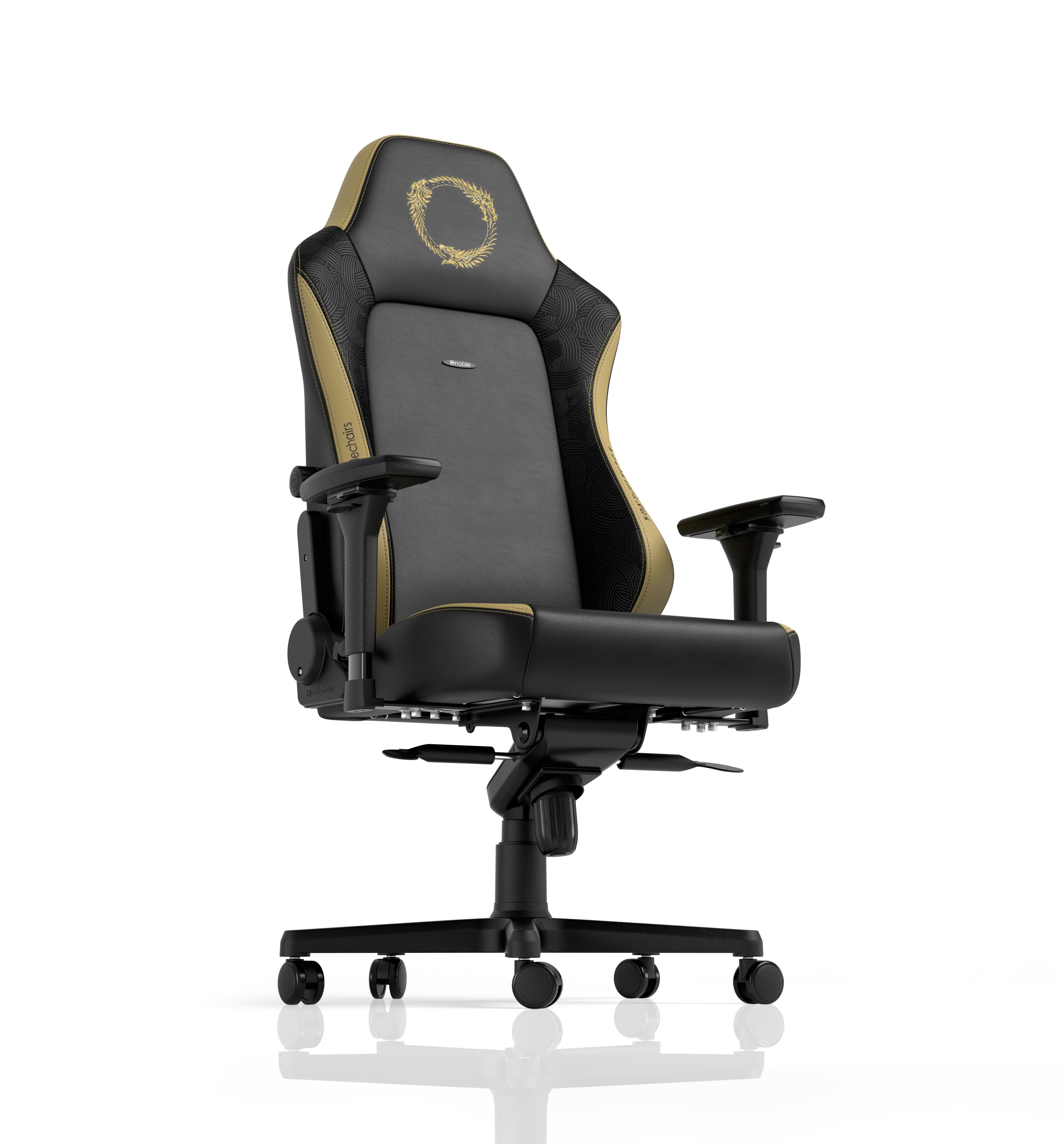 Ghế Gamer Noblechairs HERO Series The Elder Scrolls Online Special Edition trang bị bệ đỡ con cóc cao cấp